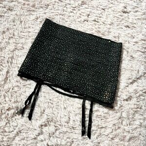 Sexy Dark Glamour Lingerie Whimsygoth Garter Belt Womens XL Sequined Goddess